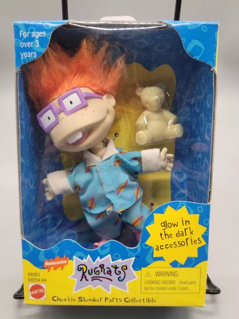 Nickelodeon Chuckie Rugrats Slumber Party Collectible Doll Mattel 1998 New Rare