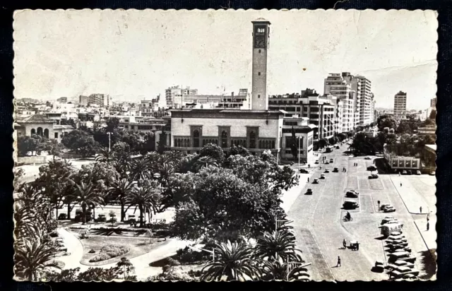 CASABLANCA Morocco Vintage  POSTCARD La Perfecture 1940s Era