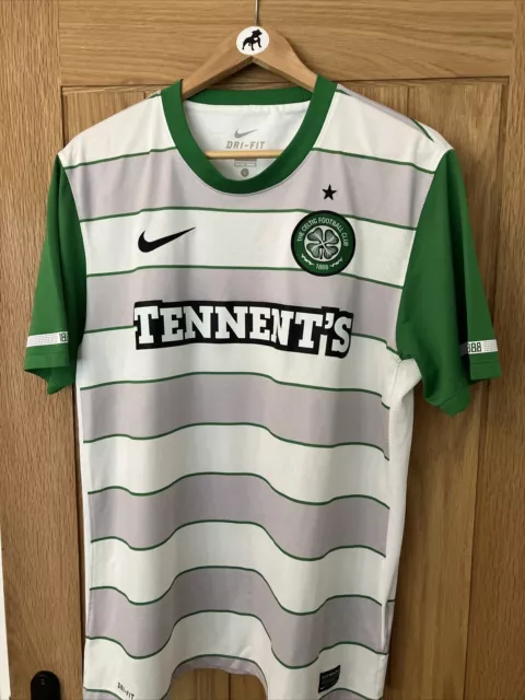Celtic Away Football Shirt 2011/12 Adults Large Nike G108