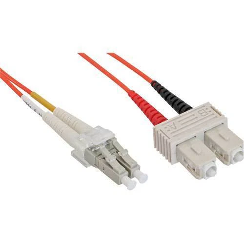 10 cavi duplex InLine® fibra ottica, LC/SC 50/125μm, OM2 5 m