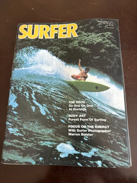 1977 SURFER Magazine  • August Sept AUG SEPT• 1970s 70s • Surfing • Surf • VTG