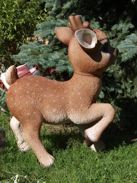 REH KITZ DEKO Figur Bambi 70cm Rentier Hirsch Garten NEU HOTANT EUR 359