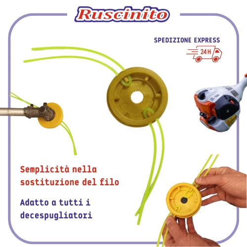 Filo Elicoidale Pro-Silent: Accessori Per Decespugliatori - Oleo-Mac - Foto 11