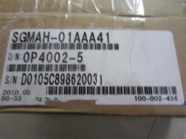 1PC New servo motor SGMAH-01AAA41 (by DHL or Fedex )