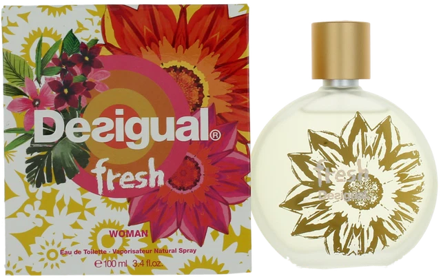 Fresco Por Desigual para Mujer EDT Perfume Spray 101ml Nuevo
