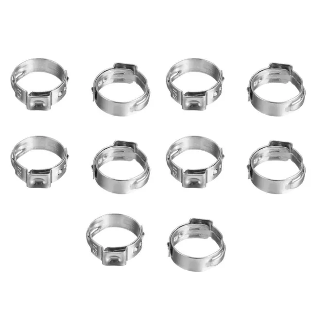 10 pièces anneaux de serrage en acier inoxydable PEX assurant efficacité et...