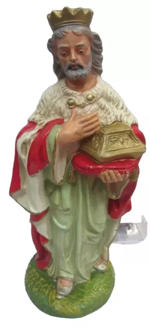 Statuine Personaggi Re Magi Presepe 30 cm in resina dipinte a mano Natale Statue