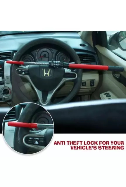 Car Anti-Theft High Security Steering Wheel Lock