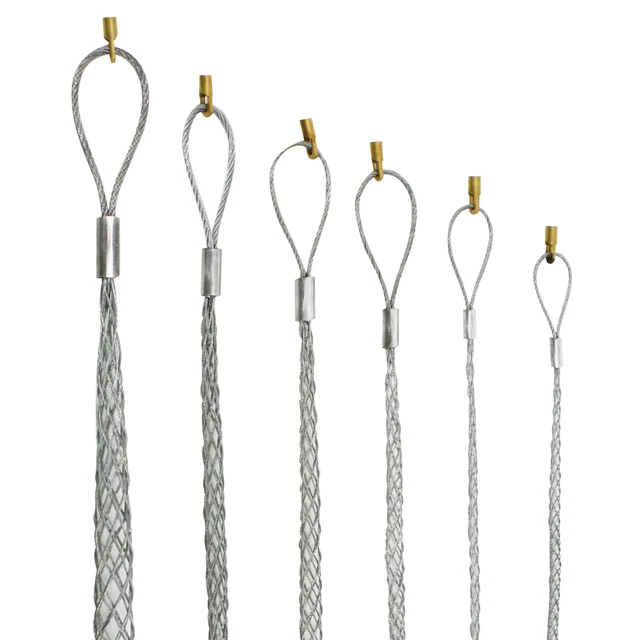 m5 Copper Head Cable Pulling Socks Grips Mesh Pipe Conduit Net Cover For 4-25mm