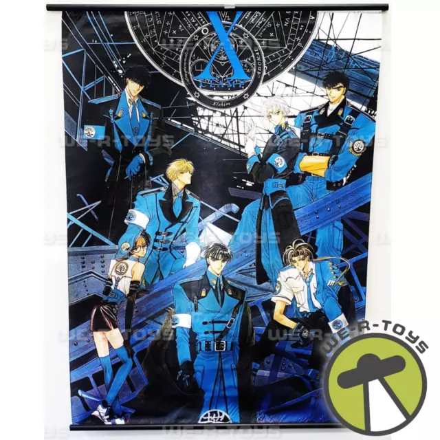 Clamp X Dragons of Earth Blue Cloth Poster 43 x 31 Inches USED
