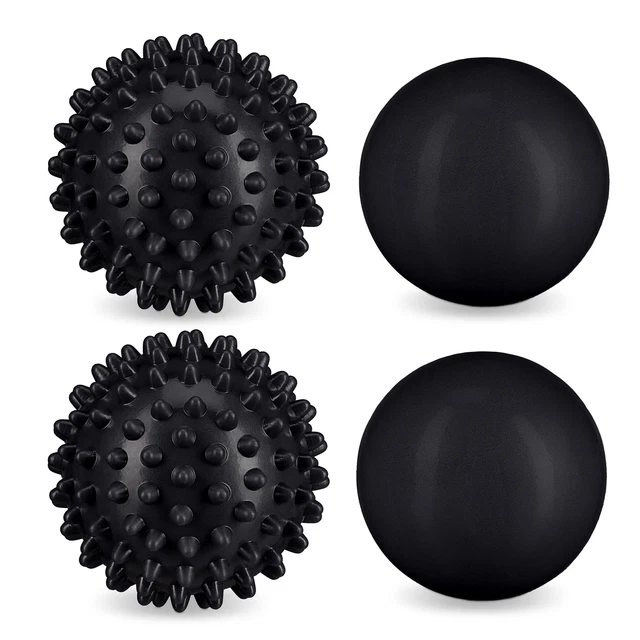 Set 9 Fidget Toys Antistress Per Adulti: 3 Portachiavi E 6 Palline Massaggio Riccio, Silenziosi - 6