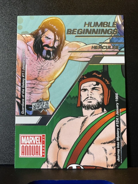 2020-21 2021 Marvel Annual Humble Beginnings Insert - HB-9 Hercules