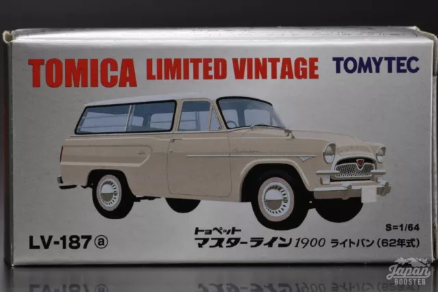 [TOMICA LIMITED VINTAGE LV-187a 1/64] TOYOPET MASTERLINE 1900 LIGHT VAN 1962 BG 2