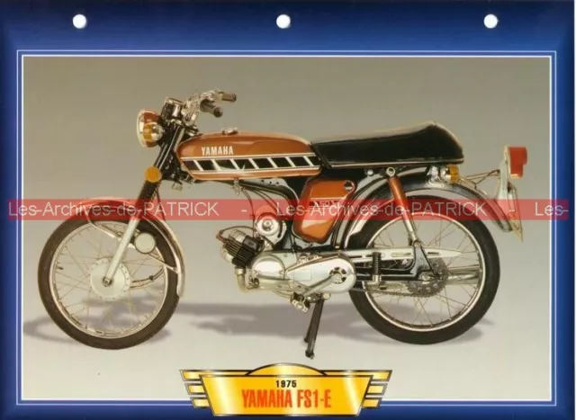 YAMAHA 50 FS1-E FS1E 1975 (1973-1985) : Fiche Moto #000003