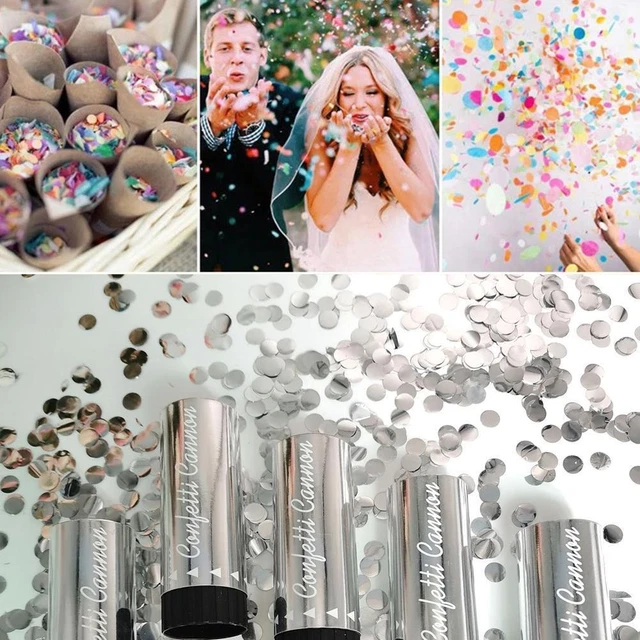Compressed Air Confetti Cannons Wedding Birthday Baby Poppers Party Shower L0C8