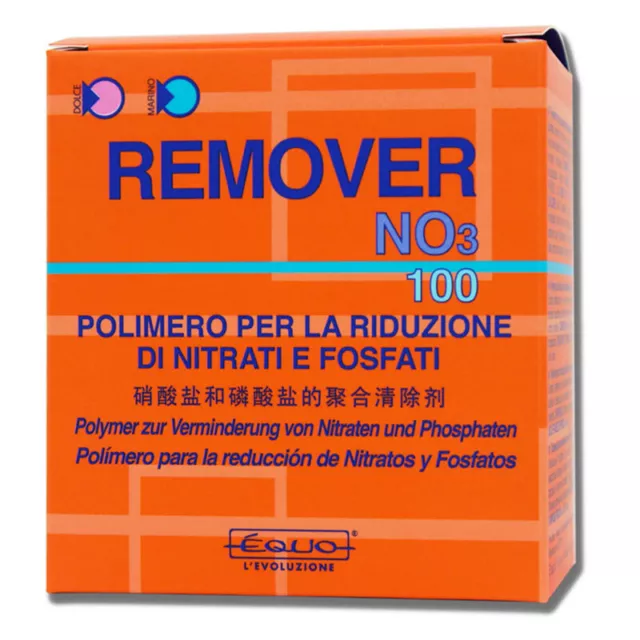 EQUO Remover NO3 100ml - Polimero Per La Riduzione Di Nitrati E Fosfati in Ac...