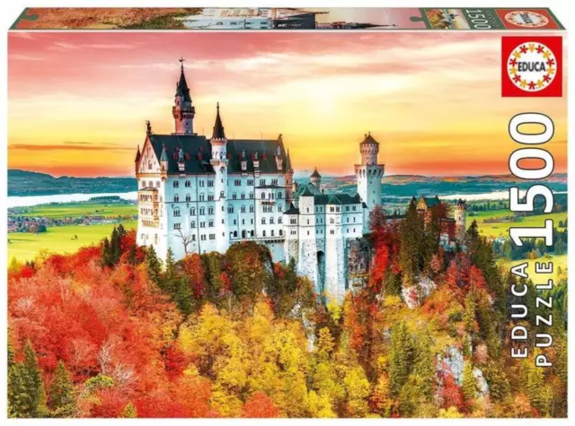 Educa 19042 Neuschwanstein Herbst 1500 Teile Puzzle