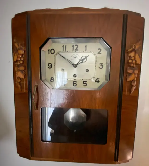 Carillon Romanet Morbier Veritable Westminister Pendulum Wall Clock Works