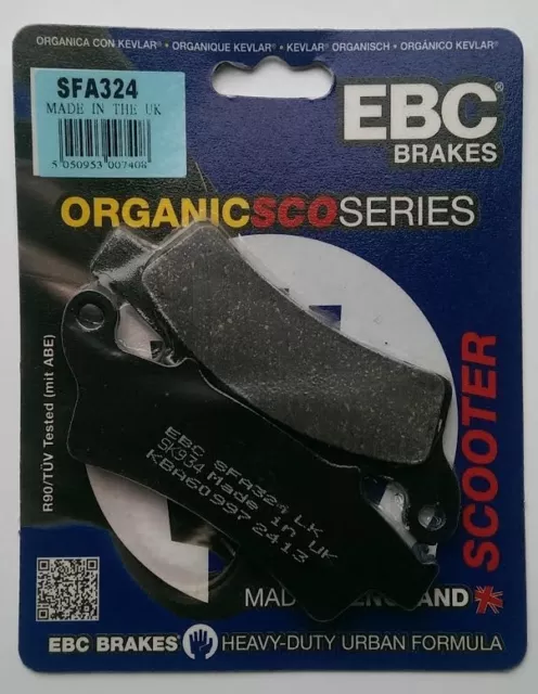 EBC Organic FRONT Disc Brake Pads Fits KYMCO X TOWN / CITY 300 (2017 to 2022)