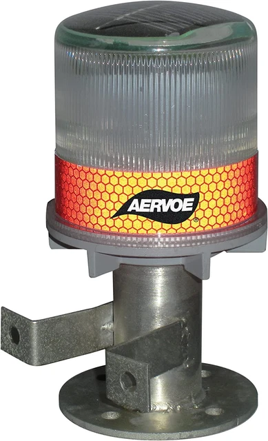 Solar Strobe/Signal Light - Red