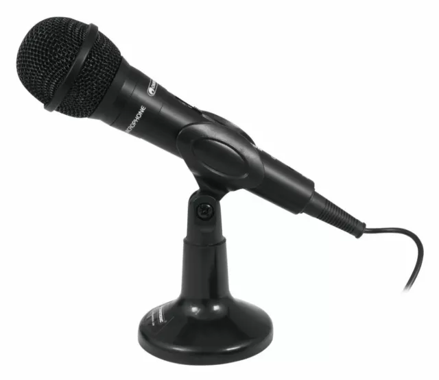 Omnitronic M-22 USB Dynamisch Mikrofon Computer PC Mac Aufnahme Plug & play