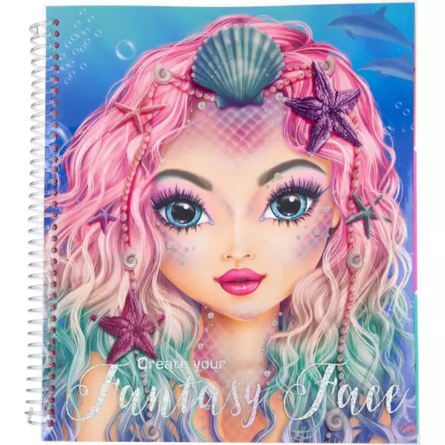 Depesche TOPModel Malbuch Create your Fantasy Face Mermaid