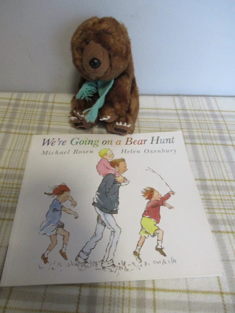 WE'RE GOING ON A Bear Hunt Soft Toy Plush & Book £8.00 - PicClick UK