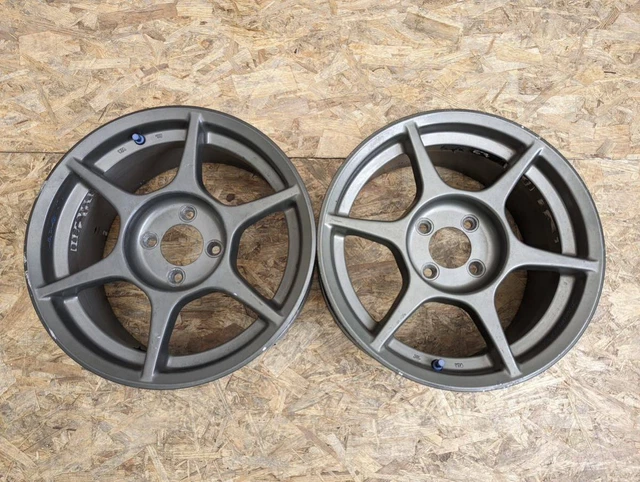 JDM RareP1 racing 15 inch 7J +38 PCD100 4 hole 2wheels set P1 RACING R No Tires