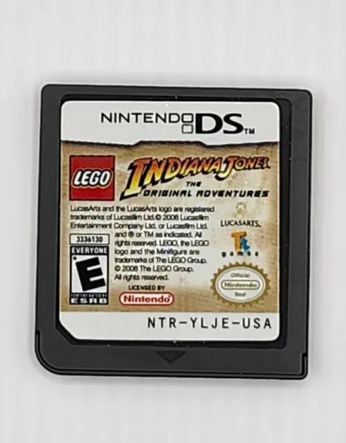 LEGO Indiana Jones: The Original Adventures (Nintendo DS) Cartridge Tested Works