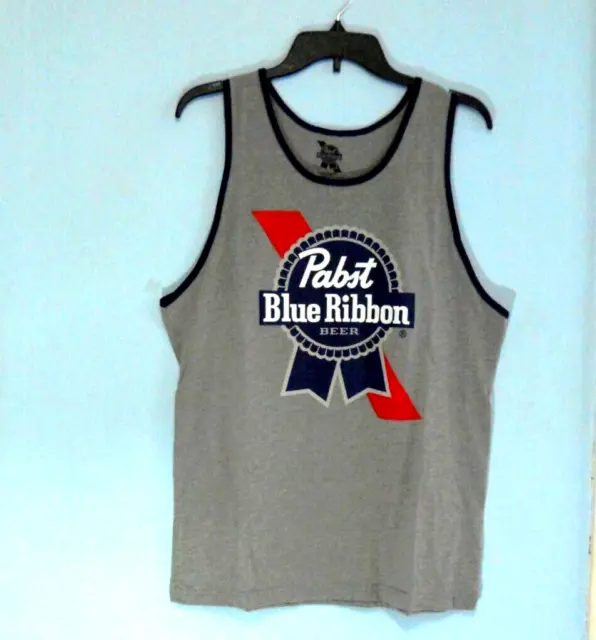 PABST BLUE RIBBON tank top muscle shirt gray size Medium NeW w/TagS