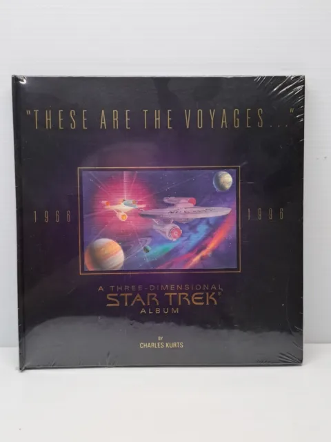 3D Star Trek Album-These Are The Voyages 1966-1996 Pop Up Book 1996