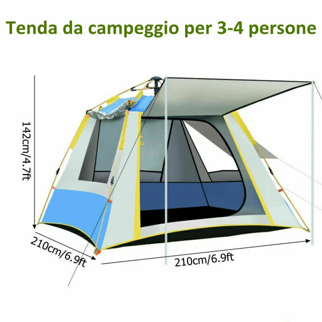 Tenda pop-up istantanea Tenda da campeggio automatica Tenda a cupola