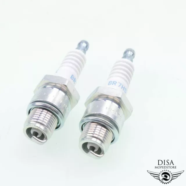 2x Zündkerze original NGK BR7HS für Peugeot Yamaha Piaggio Honda