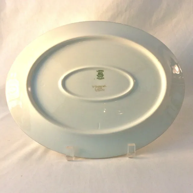 Wm Guerin & Co Limoges France Sml Oval Platter White Gld 11.25 X 8.75" 1891-1932 3