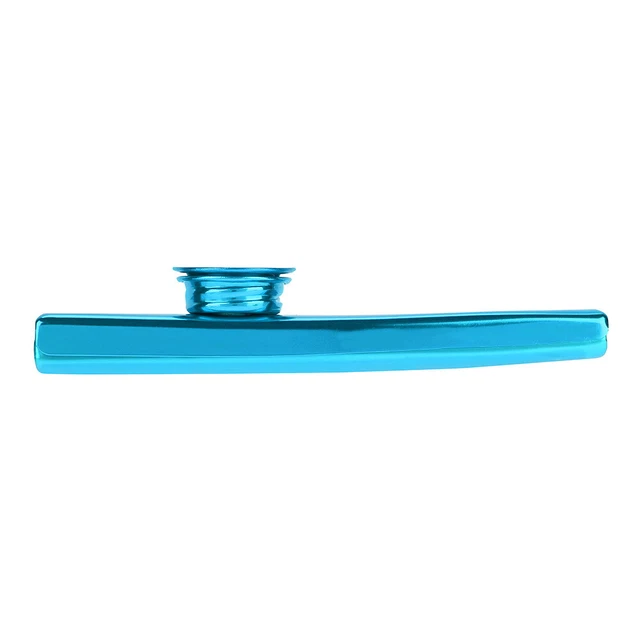 (Blue)Durable Metal Kazoo Flute Mouth Music Instrument Accessory ZOK