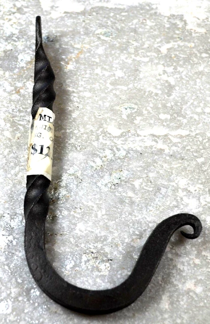Hand Forged Twisted Iron Hooks 3
