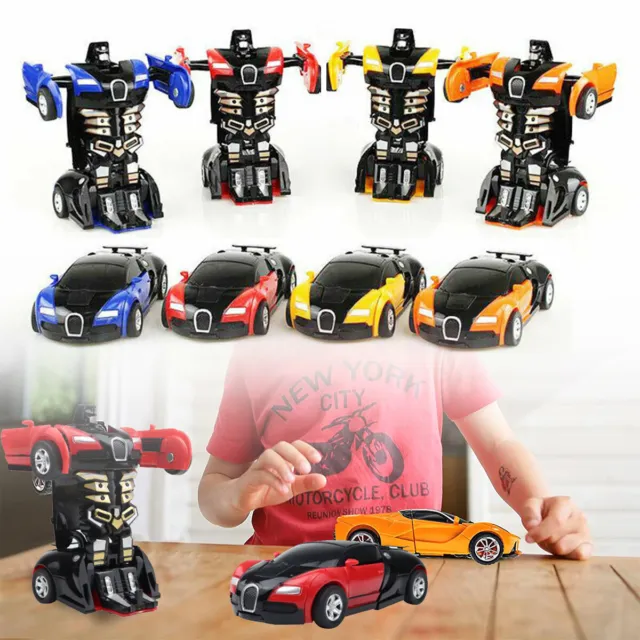Robot Car Transformers Kids Toys Toddler Vehicle Cool Toy For Boys Girl Gifts
