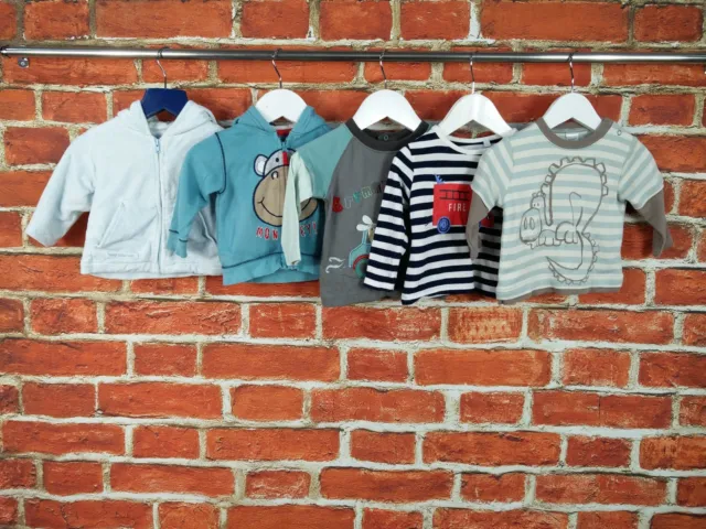 Baby Boys Bundle Age 3-6 Months Next M&S Etc Hoodie Jacket T-Shirt Stripe 68Cm