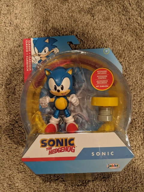 NEW SONIC THE Hedgehog Jakks Pacific Classic Sonic 4 Inch Figure $19.95 ...