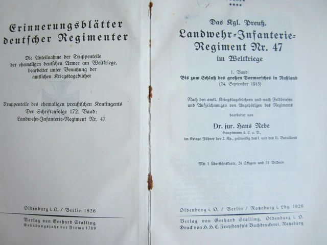 DAS KÖNIGLICH PREUSSISCHE LandwehrInfanterieRegiment Nr.47 im