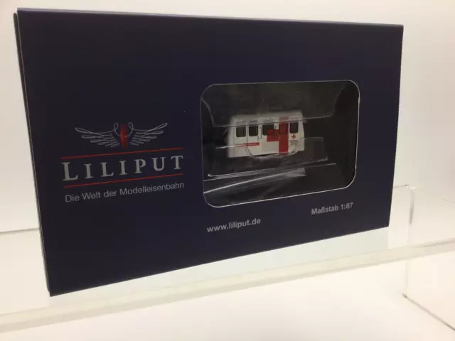 Liliput L133041 HO Gauge Motorised Car, ÖBB, Austrian Red Cross, white, Ep.VI 2