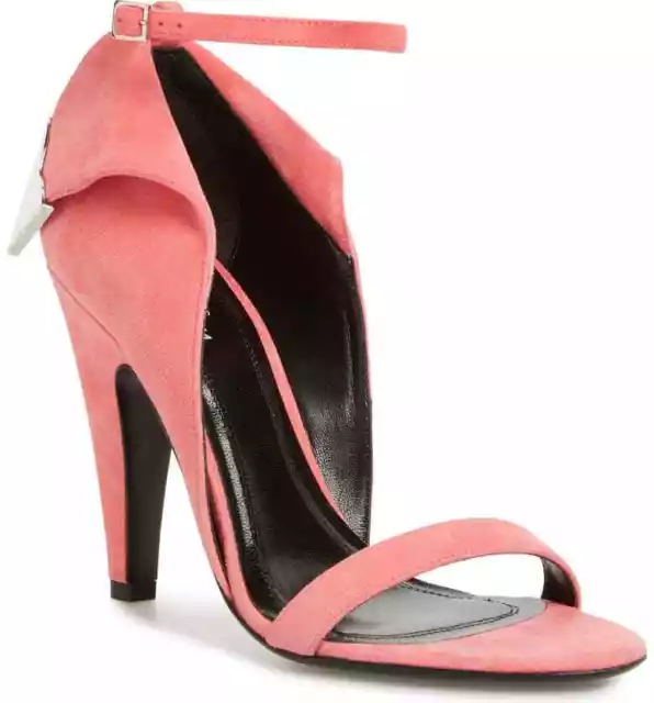 CALVIN KLEIN 205W39NYC Leititia Sandals, Rose Suede, Womens Size 7 / 37