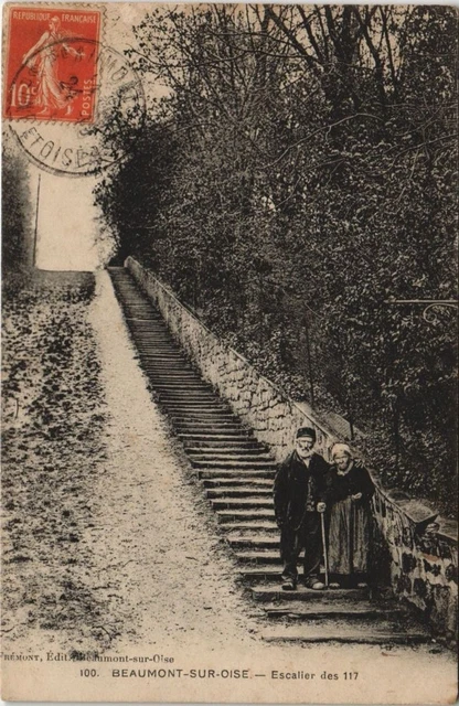 CPA BEAUMONT-sur-Oise - Staircase des 117 (44862)