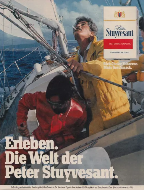 Peter Stuyvesant Zigaretten - Reklame Werbeanzeige Original-Werbung 1984 (5)