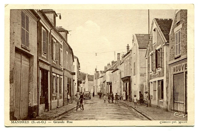 MANDRES  - La Grande Rue. Ed. Combier