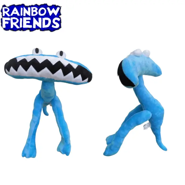 Rainbow Friends Plush, Cyan Rainbow Friend Chapter 2 Plush, Cyan Rainbow  Friends Plush, Rainbow Friends Toys, Rainbow Friends Birthday Decorations