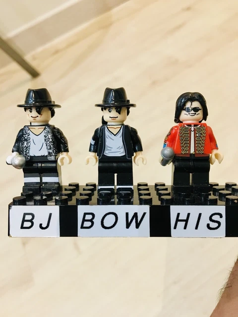 lot de 6 mini figurines michael jackson Compatibles Lego