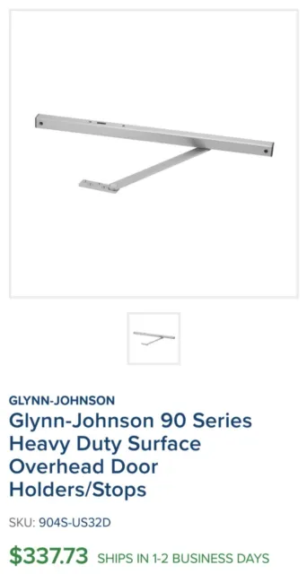 Glynn-Johnson 90 Series Heavy Duty Surface Overhead Door Holders/Stops 2