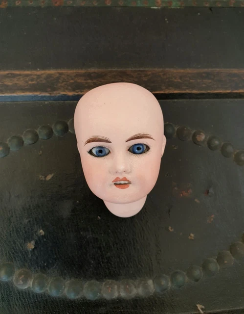 Tête porcelaine petite poupée ancienne Limoges  Léon Prieur