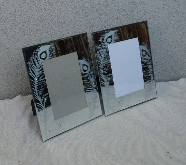 Cadre Photo Diamanté Art Déco - Multicolore, Paillettes - Verre - 10x15cm - NEUF